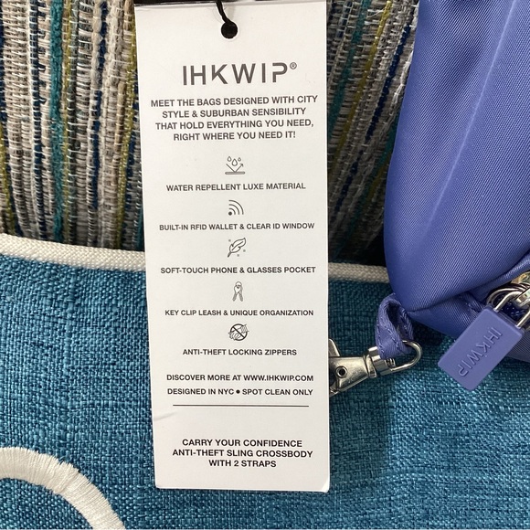 IHKWIP Purple AntiTheft Sling Crossbody Bag - Picture 8 of 10